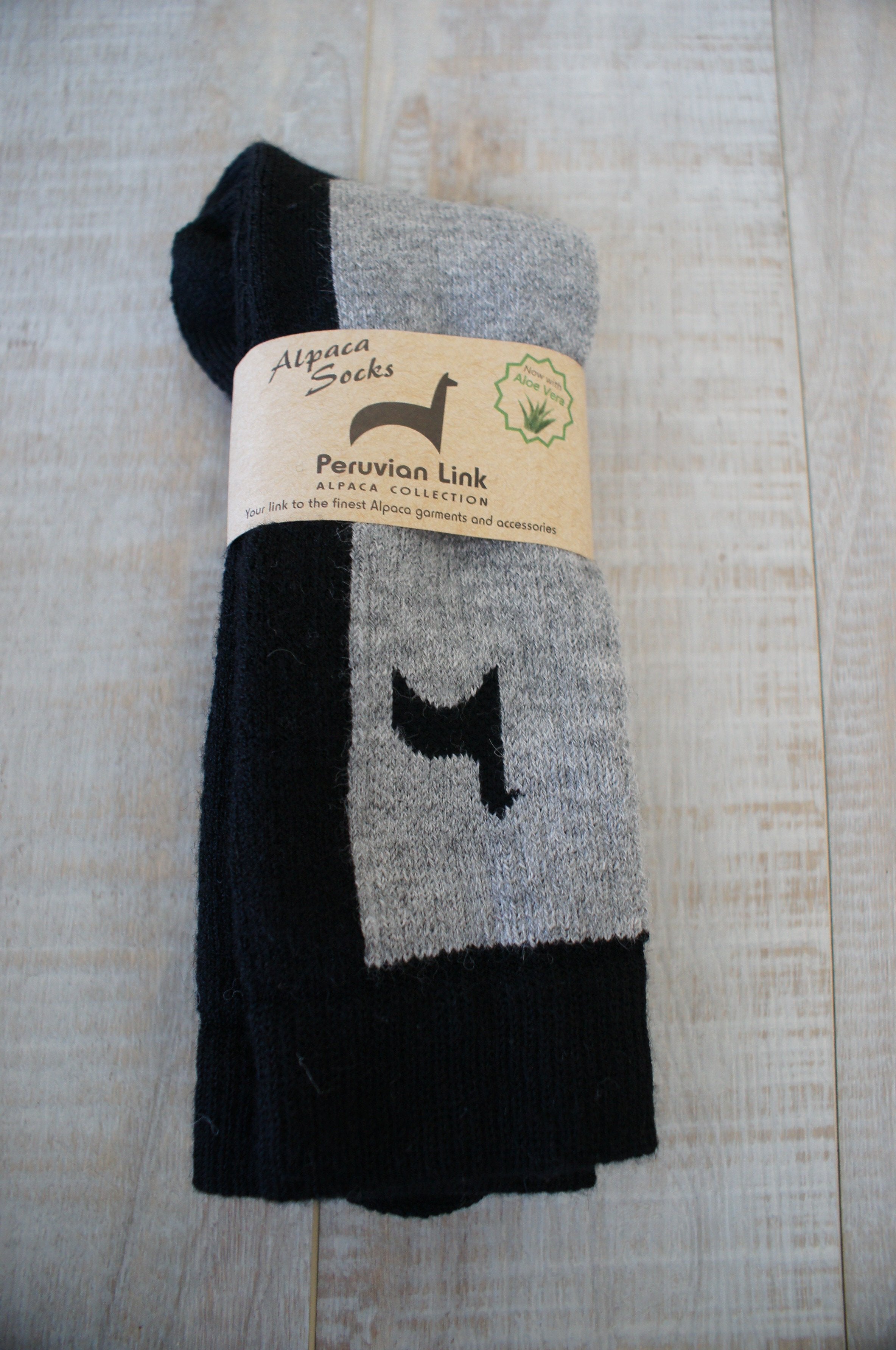 Alpaca Hiker Socks – Sheepskin and Alpaca
