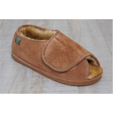 Loungeable Tan Real Sheepskin Slippers | New Look