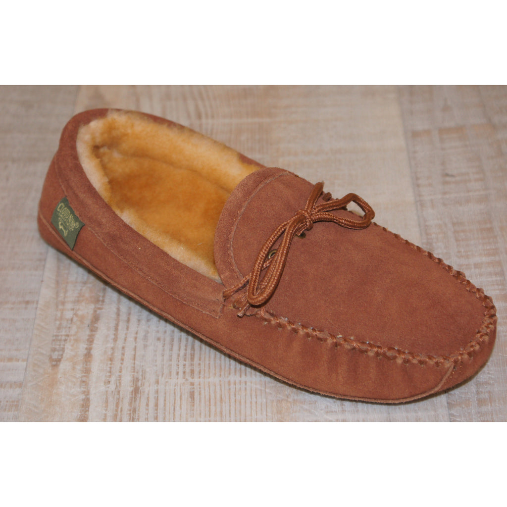 Mens Moccasin Soft Sole Leather Sheepskin And Alpaca 8838