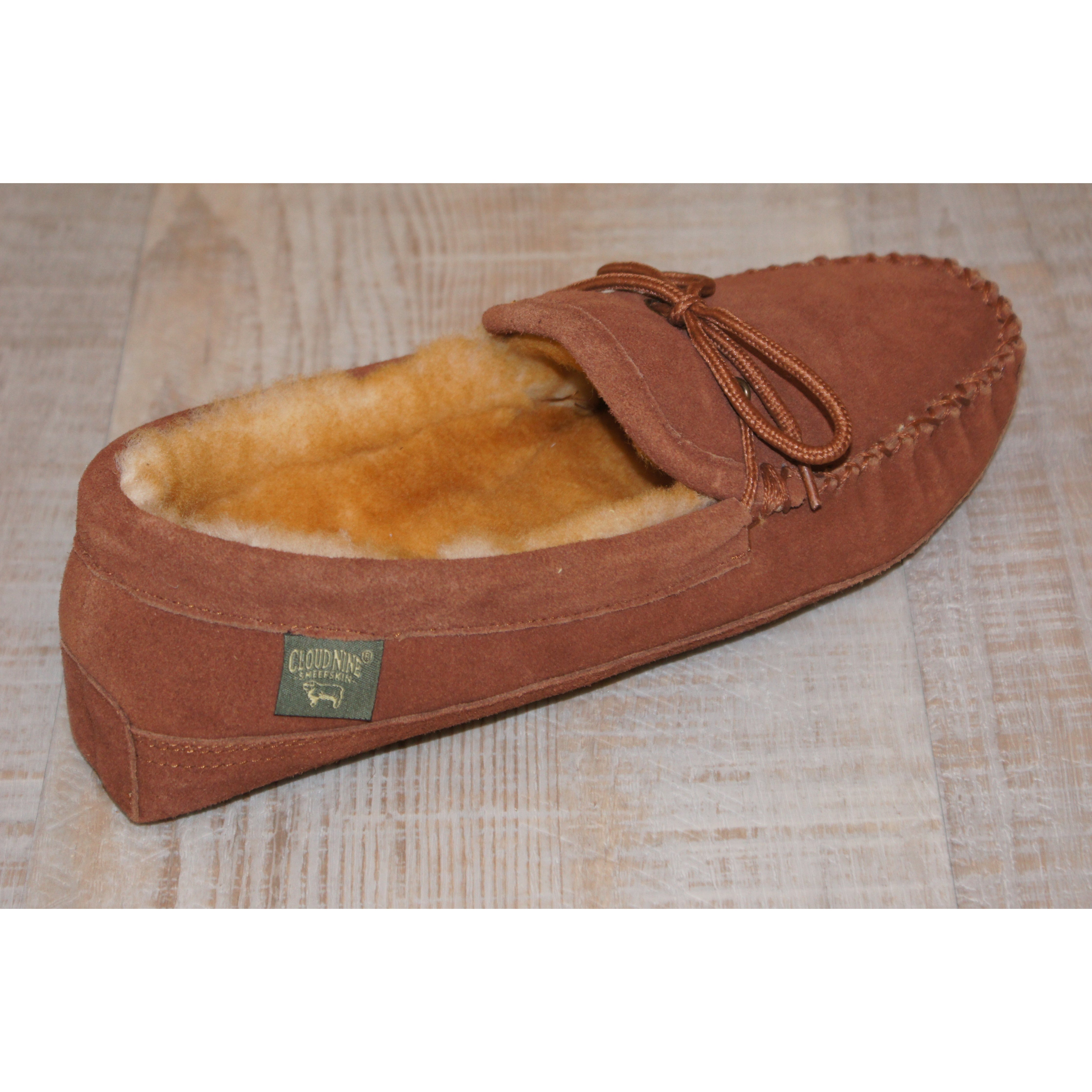 Womens Real Sheepskin Beaded Moccasin Slippers with Durable Crepe Sole –  Moccasins Canada